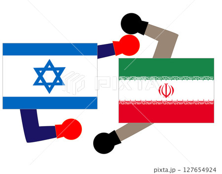 イスラエルとイランとの外交の状態を表している。 127654924