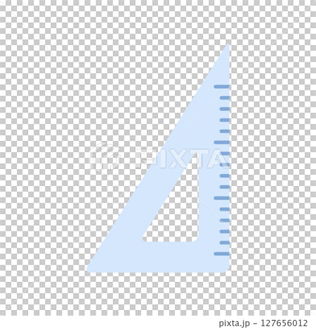 文具_平面_三角板_等腰三角形 文具_平面_三角板_等腰三角形 127656012