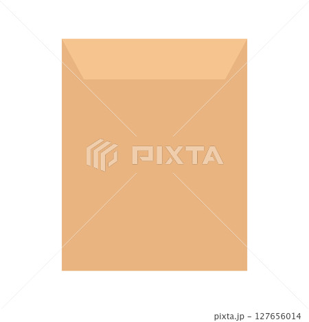 文具_フラット_大きい封筒 127656014