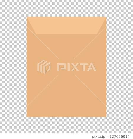 文具_フラット_大きい封筒 127656014