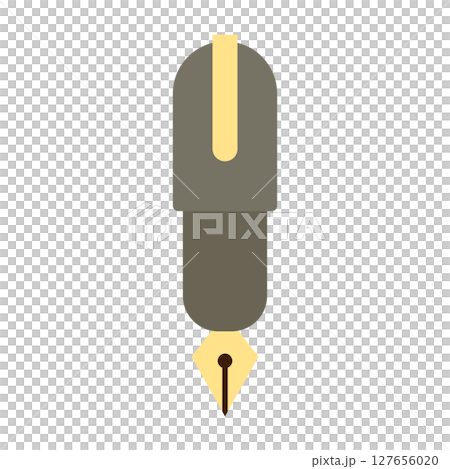 文具_扁平_鋼筆 文具_扁平_鋼筆 127656020