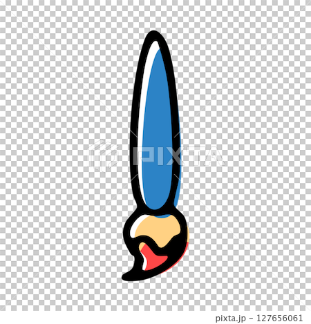 Stationery_Hand-drawn color_Brush 127656061
