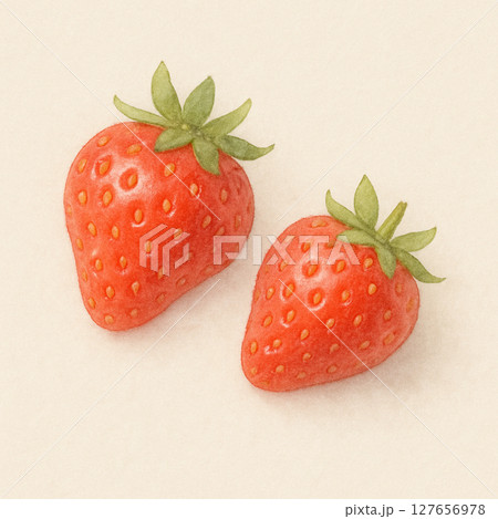 いちごのイラスト いちごのイラスト 127656978