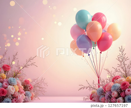 Flower background photo 127657197