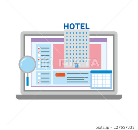 ホテルの予約サイト 127657335