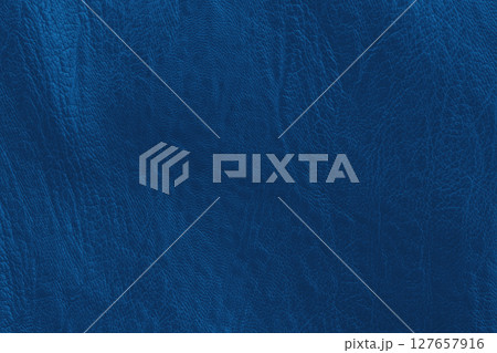 Dark blue leather texture background with seamless pattern and high resolution. 127657916