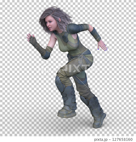 Female fighter Female fighter 127658160