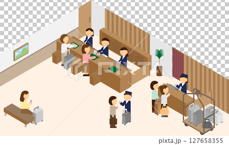 等距酒店大堂鈴台影像 127658355