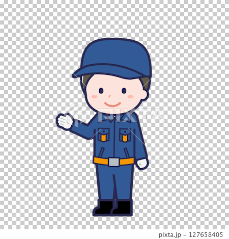 消防団員／ななめ／男性 15 127658405