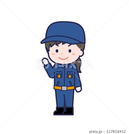 消防団員／ななめ／女性 12 127658432