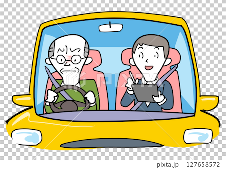 高齢者の運転講習 127658572