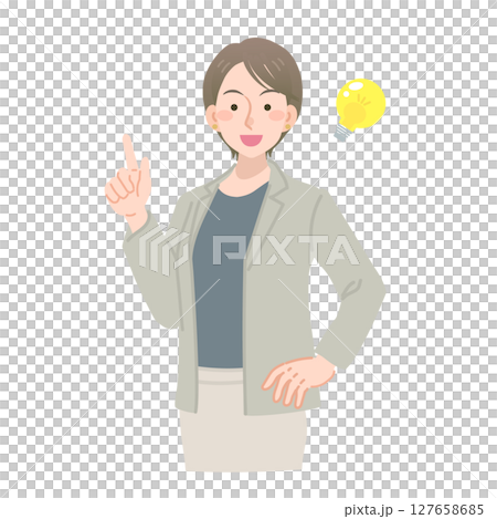 Inspired career woman Inspired career woman 127658685