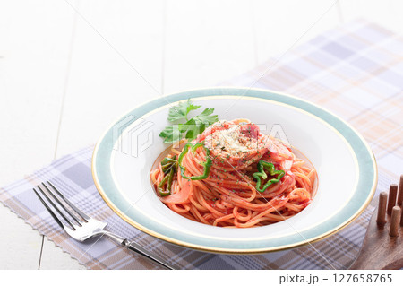 ナポリタン スパゲッティ 127658765