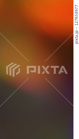 Film blur burn. Colorful light. Defocused beam warm shade reflection. Nostalgic orange gradient luminosity effect overlay background. 127658977