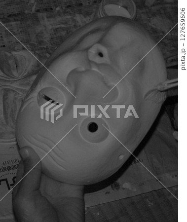 白黒調の能面工房5 白黒調の能面工房5 127659606