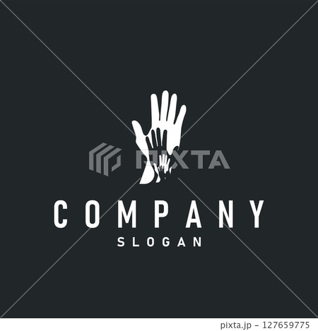 illustration of teamwork logo symbol icon with simple concept of team success with united hands together illustration template for product brand or poster illustration of teamwork logo symbol icon with simple concept of team success with united hands together illustration template for product brand or poster 127659775