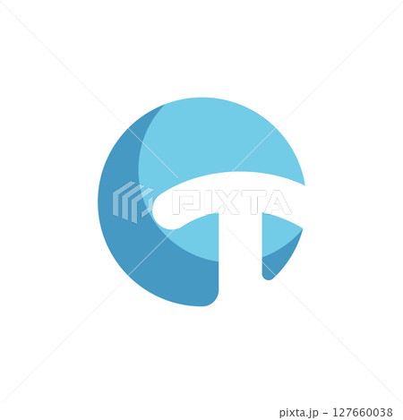 G and T letter logo G and T letter logo 127660038