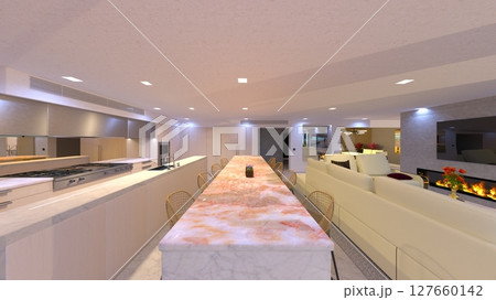 リビングダイニング 127660142