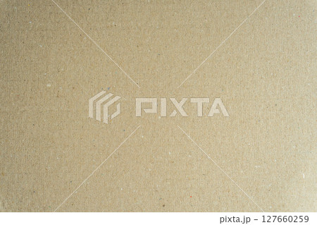 ざらざら質感のベージュ紙｜クラフト・パッケージ用背景　Beige Rough Paper Textu 127660259
