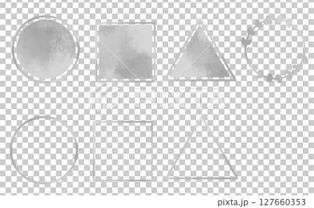 Gray watercolor frame Gray watercolor frame 127660353