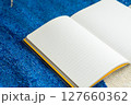 罫線　ノート　手帳　日記帳 127660362