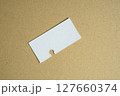 チケットの半券　白　無地 127660374
