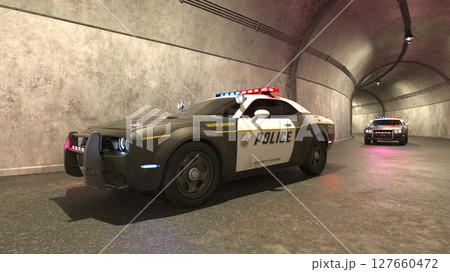 パトカー 127660472