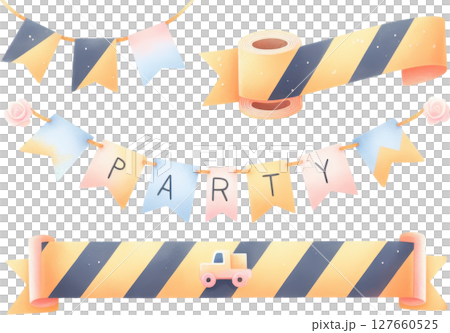 Colorful construction themed birthday party 127660525