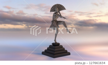 女性の彫刻 127661634