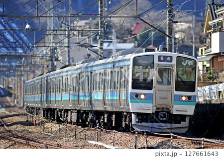 中央本線 上野原 JR東日本 211系 N605編成(長野) 中央本線 上野原 JR東日本 211系 N605編成(長野) 127661643