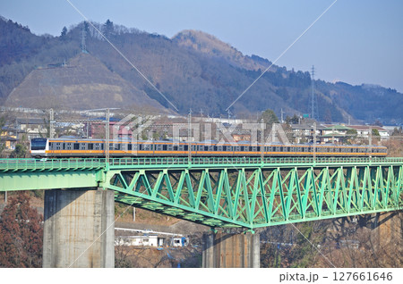 中央本線　鳥沢－猿橋　JR東日本　E233系0番台（豊田） 127661646