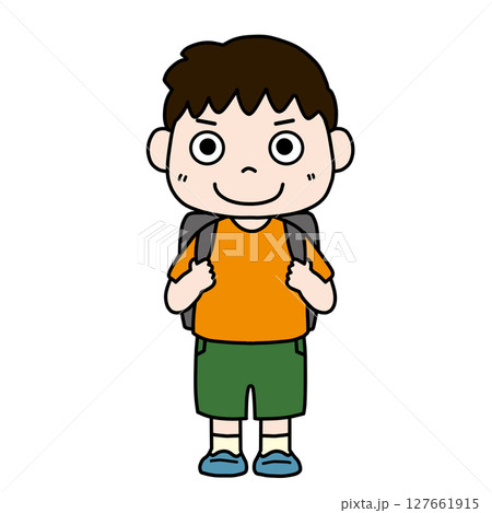 小学生_男の子_普段着 127661915