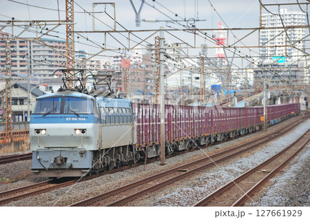 東海道本線　相模貨物　JR貨物　EF66-104（吹田） 127661929