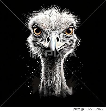 an AI Image Generator, Close-Up Illustration of a Serious-Looking an AI Image Generator, Close-Up Illustration of a Serious-Looking 127662027