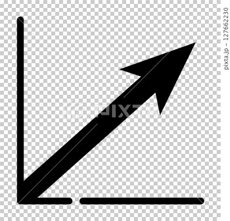 向上箭頭增長圖圖示說明 127662230