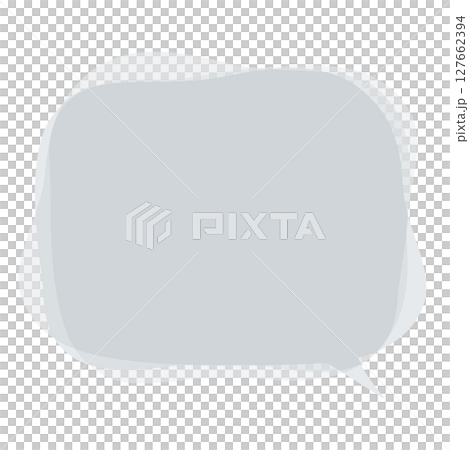 不安、悩み事、心配、悲しい気持ちを表現する吹き出し。モヤモヤした気持ちを表すベクターイラスト。 127662394