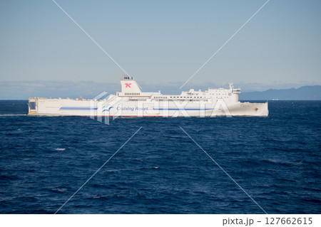 【東京九州フェリー新門司港行はまゆうと横須賀港行きそれいゆとの離合】 【東京九州フェリー新門司港行はまゆうと横須賀港行きそれいゆとの離合】 127662615