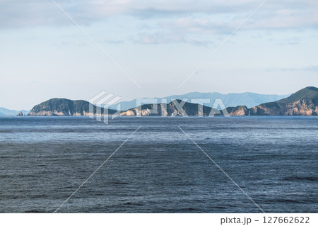 【東京九州フェリーはまゆう新門司行　土佐清水沖を航行】 127662622