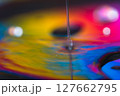 色とりどりの水面と水柱 127662795