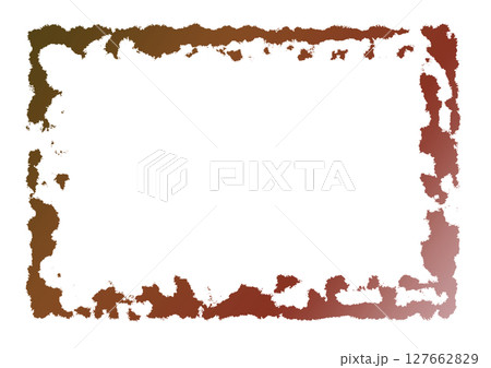 ボロボロ枠素材 127662829