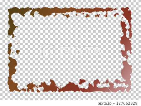 Tattered frame material 127662829