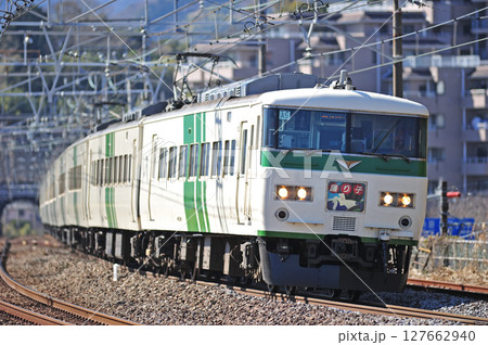 東海道本線　真鶴　JR東日本　185系　A5編成（大宮）　踊り子 127662940