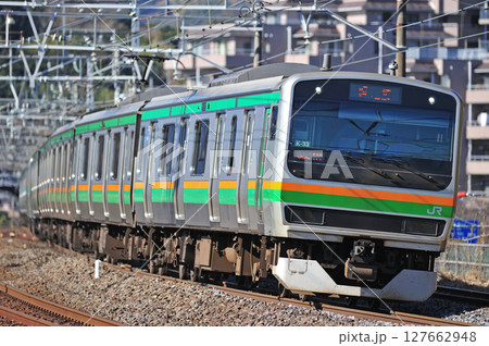 東海道本線　真鶴　JR東日本　E231系1000番台　K-33編成（国府津） 127662948