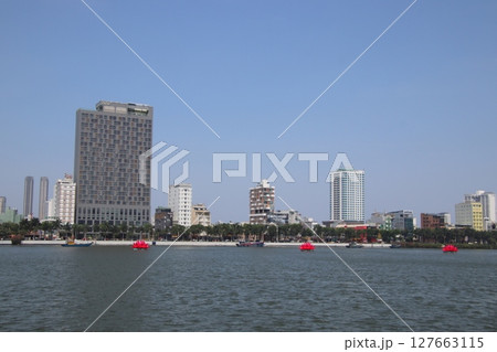 ベトナムダナンの都市風景 ベトナムダナンの都市風景 127663115