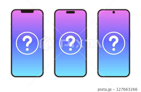 スマホとアイコンバリエーション 127663266