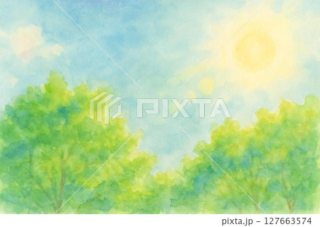 晴天　青空　若葉　イメージ 127663574