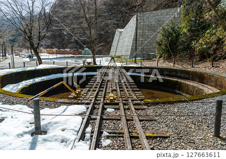 転車台 長良川鉄道 北濃駅 転車台 長良川鉄道 北濃駅 127663611