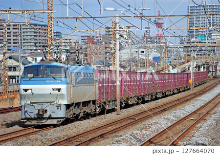 東海道本線　相模貨物　JR貨物　EF66-104（吹田） 127664070