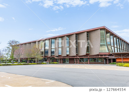 石川県金沢市 晴天の石川県立図書館 石川県金沢市 晴天の石川県立図書館 127664554