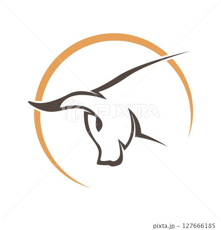 Bull Head Logo Design Bull Head Logo Design 127666185